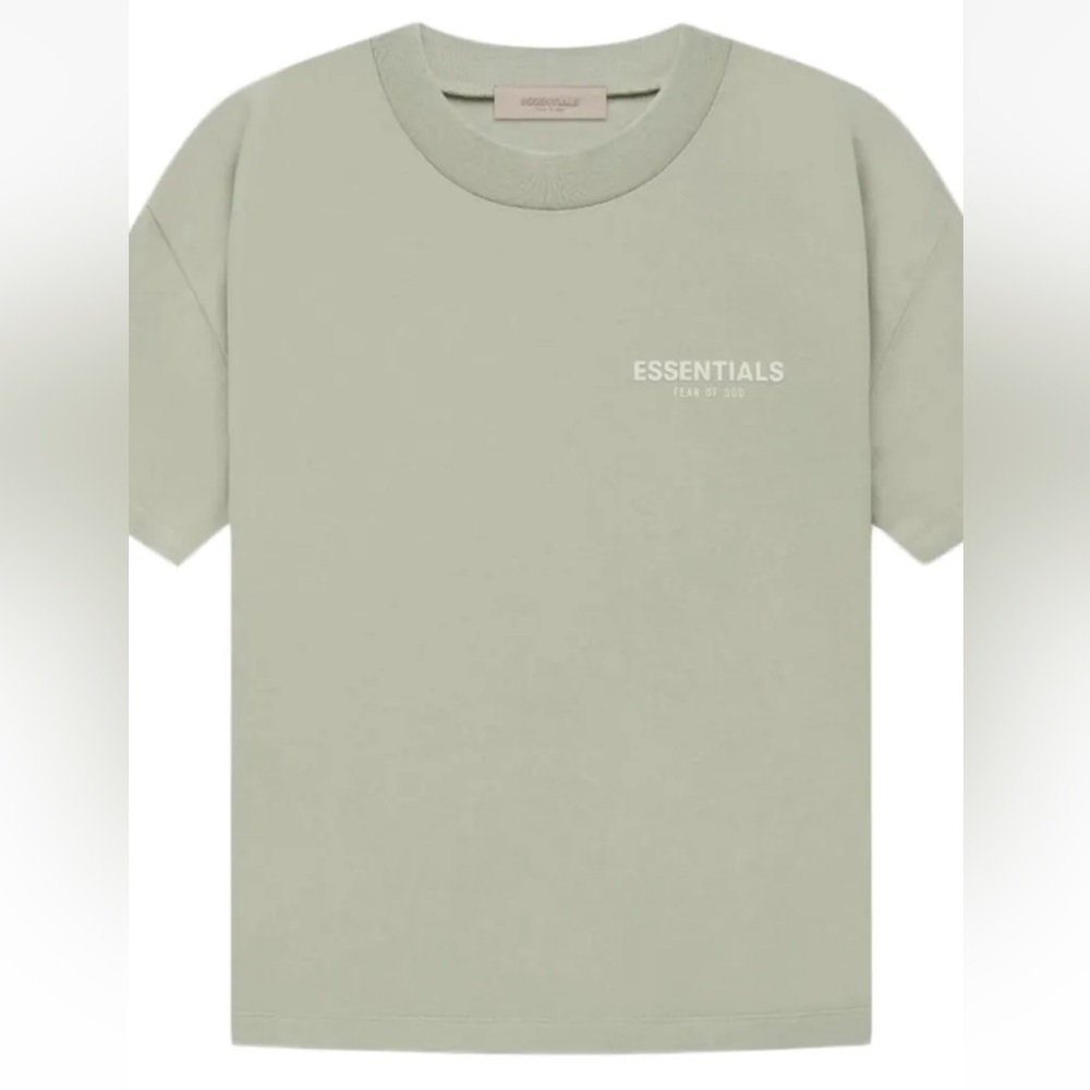Fear of God Essentials FOG Sea Foam Mens T-Shirt BRAND NEW (XL)